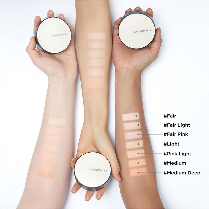 Jung Saem Mool Essential Skin Nuder Cushion SPF50+ PA+++ 14g + Refill 14g #Light
