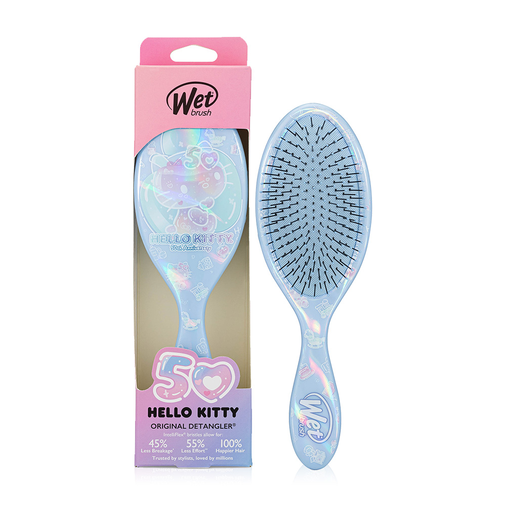 Wet Brush Original Detangler Hello Kitty 50th 1pc #Blue