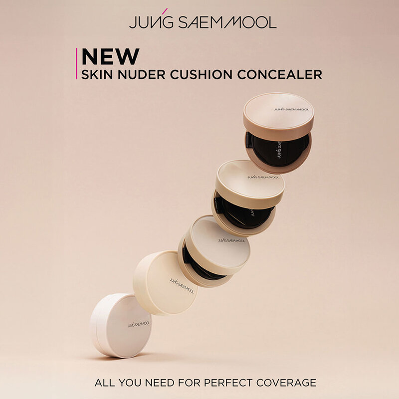 Jung Saem Mool Skin Nuder Cushion Concealer SPF50+ PA+++ 10g #Medium-Deep