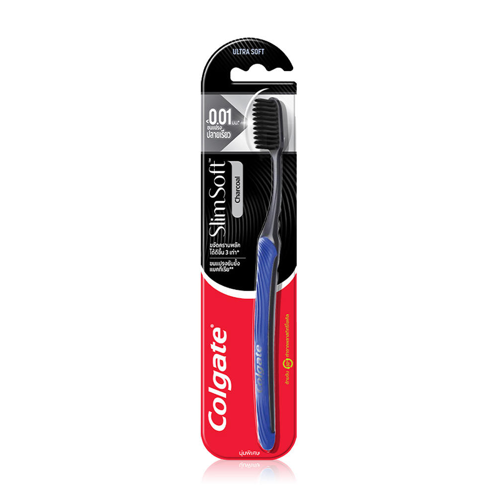 Colgate Slim Soft Charcoal Toothbrush 1pc