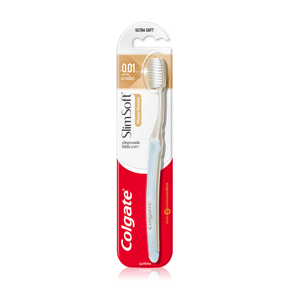 Colgate Slim Soft Plaque Release Toothbrush 1pc