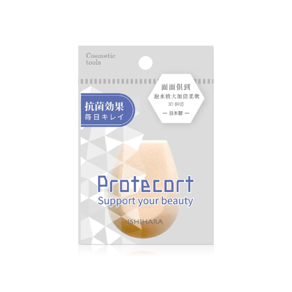 PROTECORT Makeup Puff 3D Cut Sponge 1pc