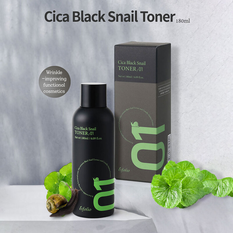 Esfolio Cica Black Snail Toner 180ml