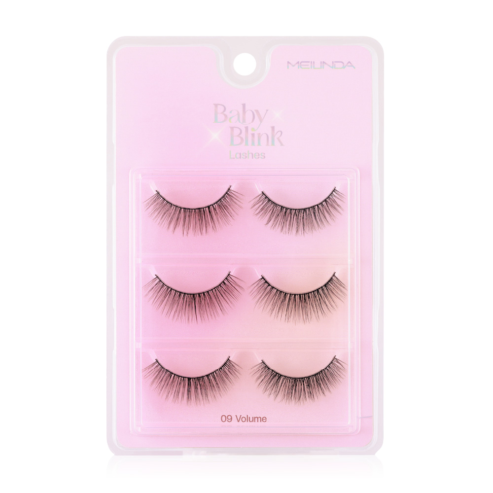 Mei Linda Baby Blink Lashes 3 Pairs #09 Volume