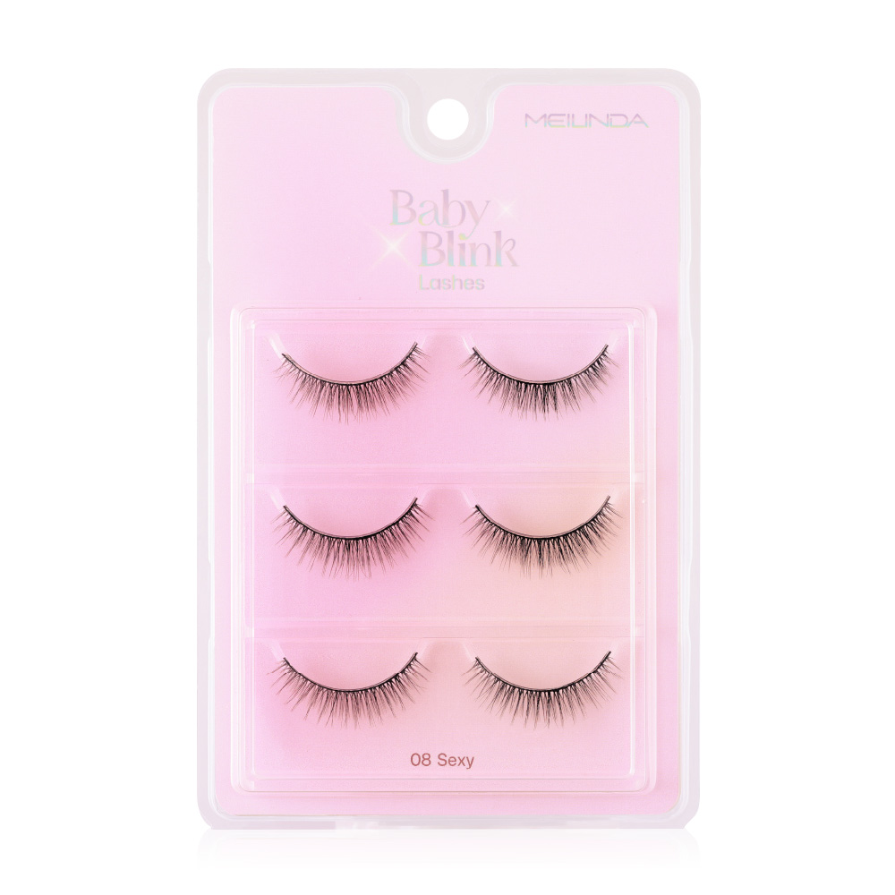 Mei Linda Baby Blink Lashes 3 Pairs #08 Sexy