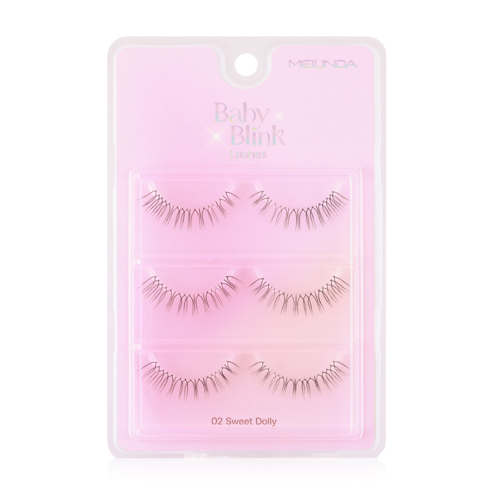 Mei Linda Baby Blink Lashes 3 Pairs #02 Sweet Dolly