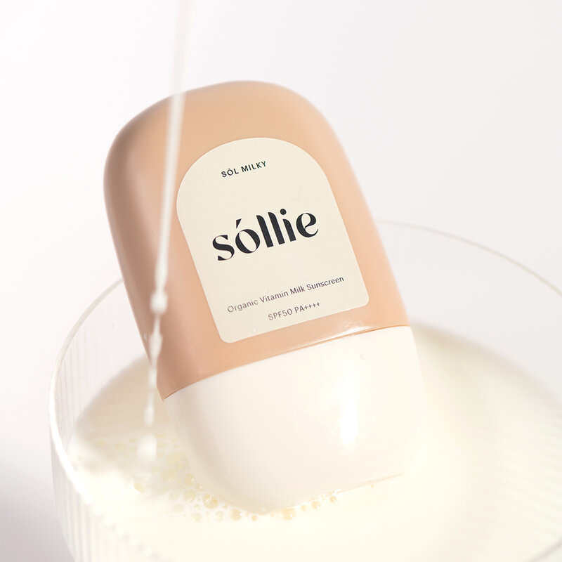 Sóllie Sol Milky Organic Vitamin Milk Sunscreen SPF50 PA++++ 30g