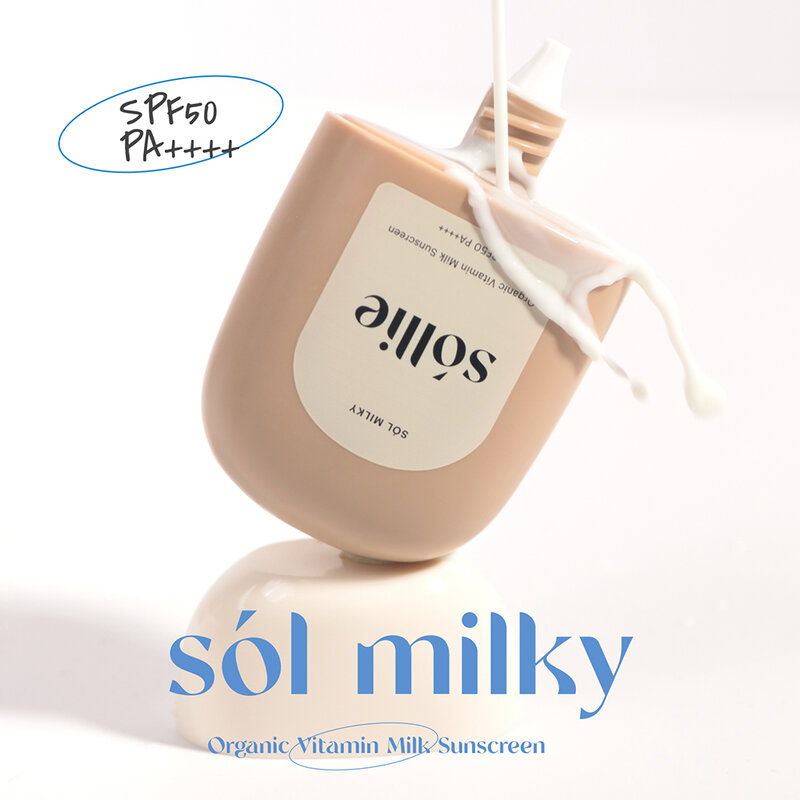 Sóllie Sol Milky Organic Vitamin Milk Sunscreen SPF50 PA++++ 30g