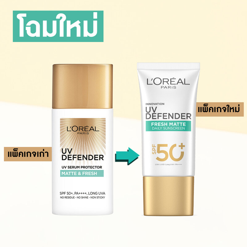 L'Oréal Paris UV Defender SPF50+/PA++++ Long UVA Matte & Fresh 50ml