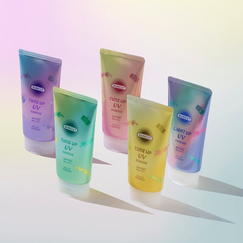 Suncut Tone Up UV Essence Water Proof SPF50+ PA++++ 80g #Lemon Yellow