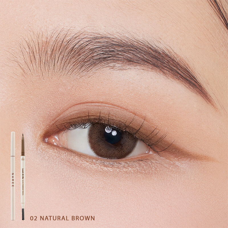 Naree Look At Me Slim Eyebrow Pencil 1g #02 Natural Brown