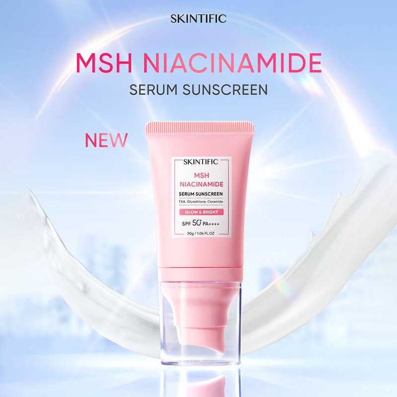 SKINTIFIC Niacinamide Serum Sunscreen SPF50+ PA++++ 30g