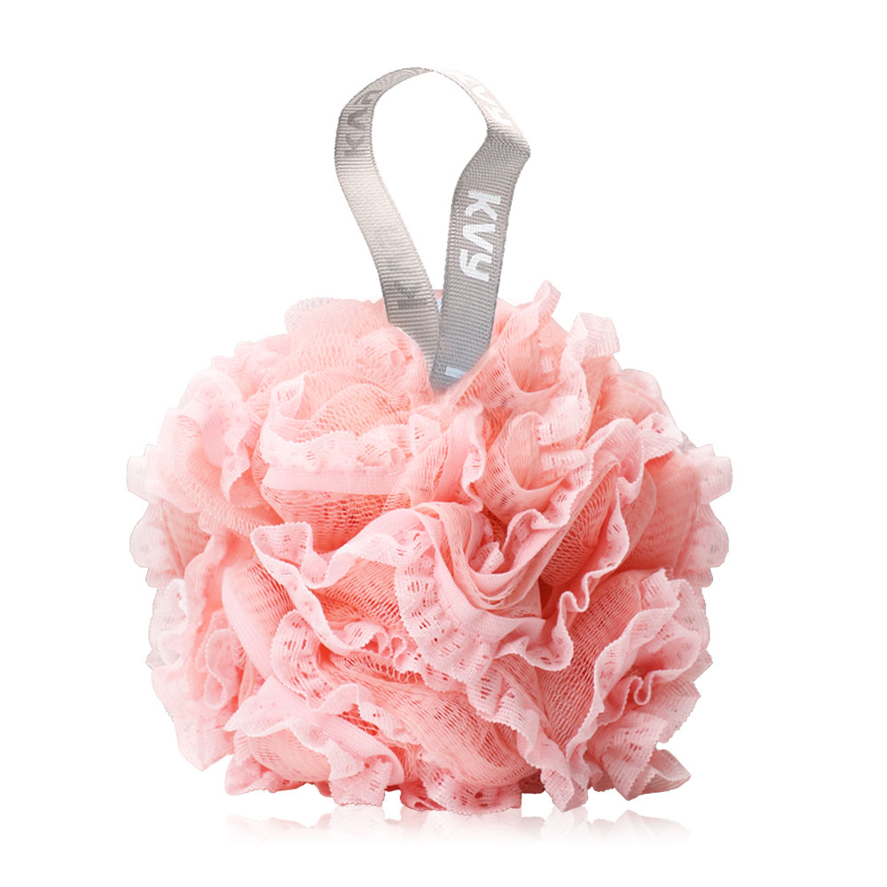 KVY Super Soft Lace Bath Ball #Pink