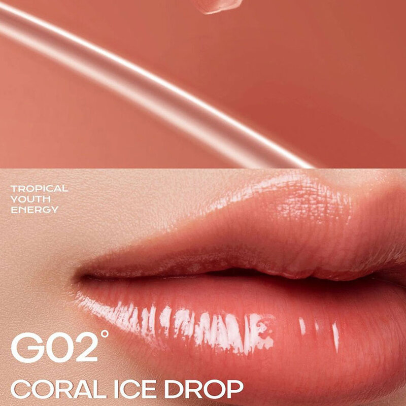 MISTINE Thai Latte Long Wear Lip Glaze 2.9g #G02 Coral Ice Drop