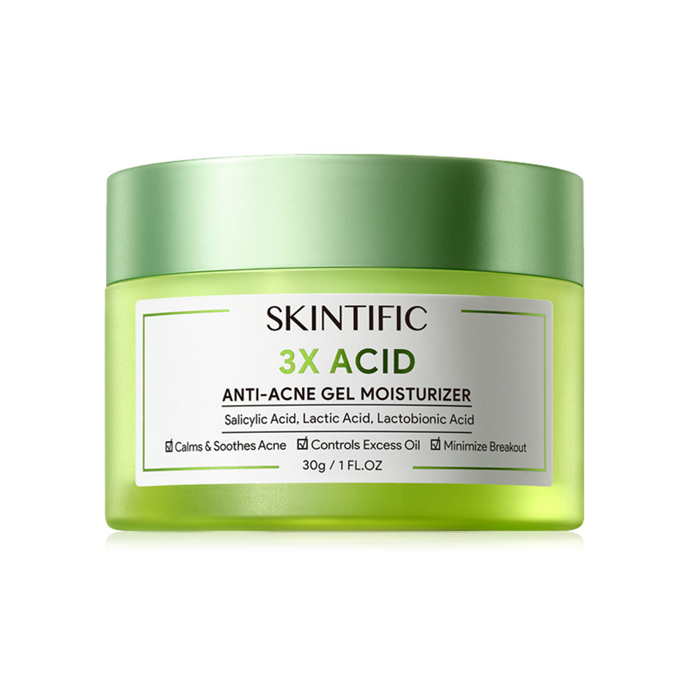 SKINTIFIC 3X Acid Anti-Acne Gel Moisturizer 30g