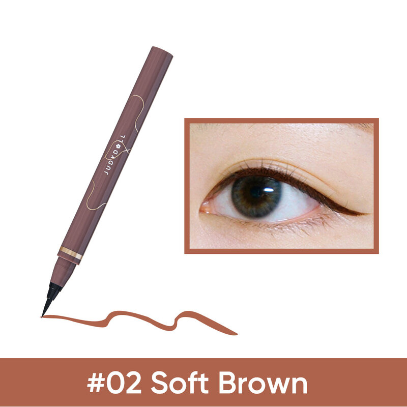 JUDYDOLL Skinny Liquid Eyeliner 0.4g #02 Soft Brown