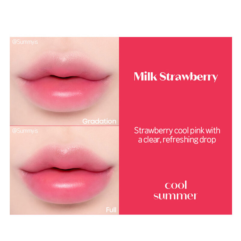 Etude Jelly Pang Dear Darling Water Gel Tint 5g #Milk Strawberry