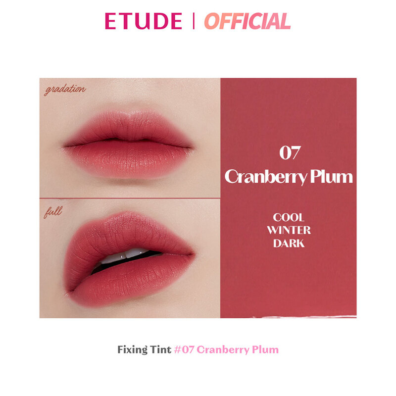 Etude Fixing Tint Mini 1.5g #07 Cranberry Plum