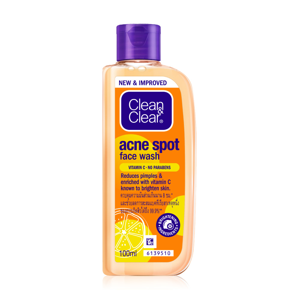 Clean & Clear Acne Spot Face Wash VitC 100ml