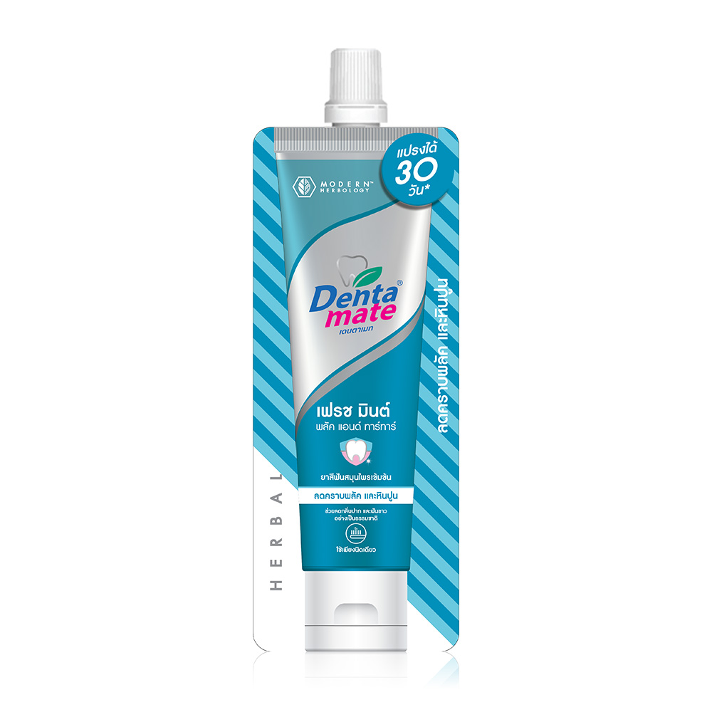 [Free Gift] Dentamate Fresh Mint Herbal Extract Toothpaste 11g