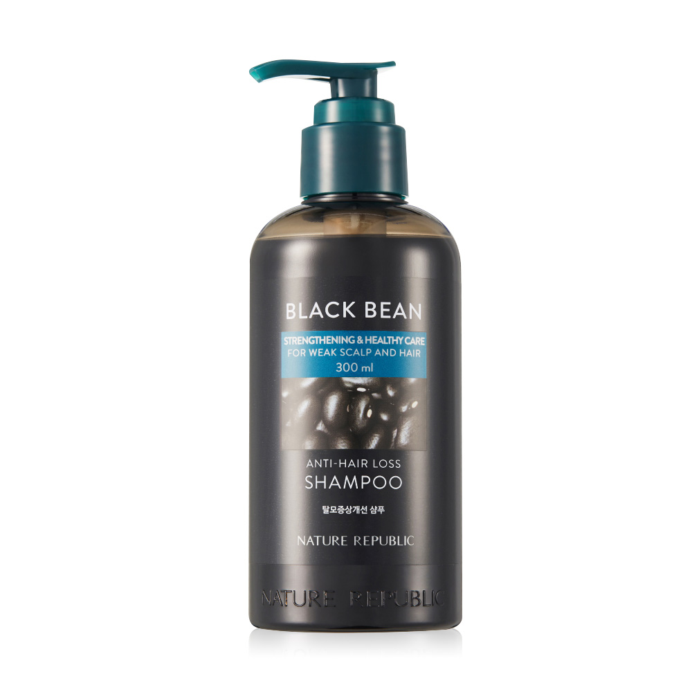 Nature Republic Black Bean Strengthening & Healthy Care Anti-Hair loss Shampoo 300ml