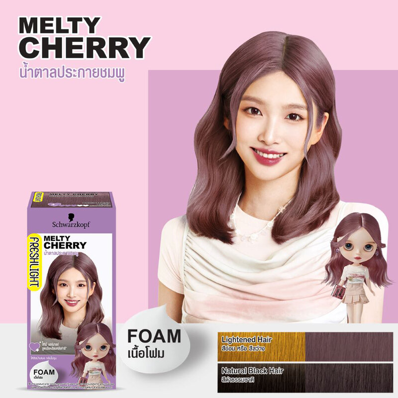 Schwarzkopf Fresh Light Foam 105g #Melty Cherry