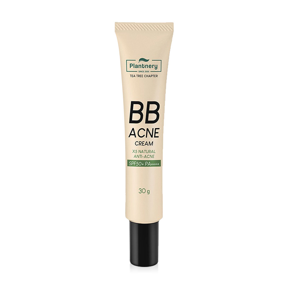 Plantnery Tea Tree BB Acne Sunscreen SPF50+ PA++++ 30g ( สินค้าหมดอายุ : 2025.12.16 ) 