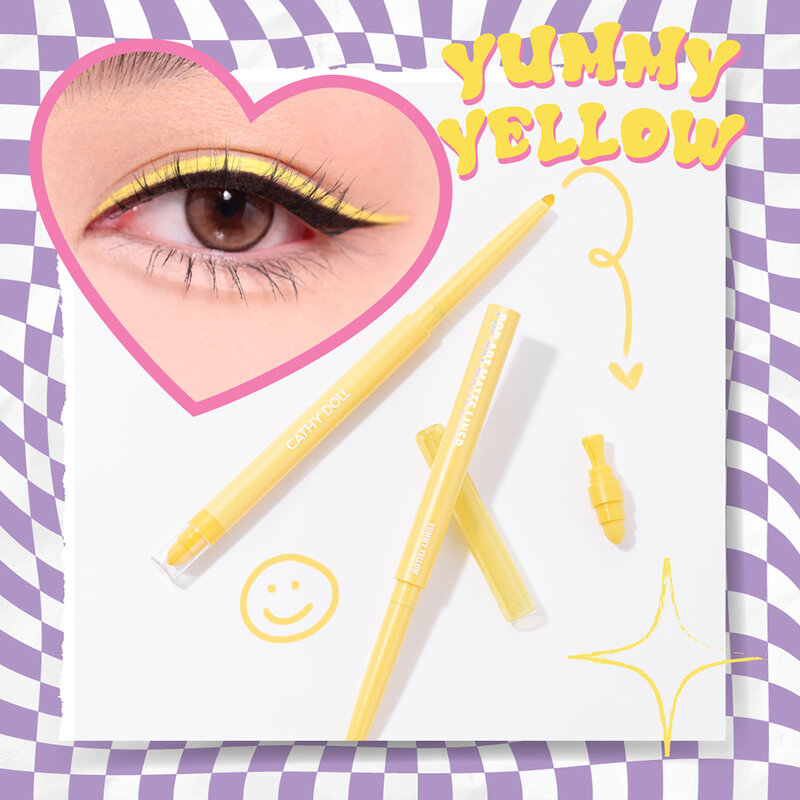 Cathy Doll Pop Art Matte Liner 0.25g #Yummy Yellow