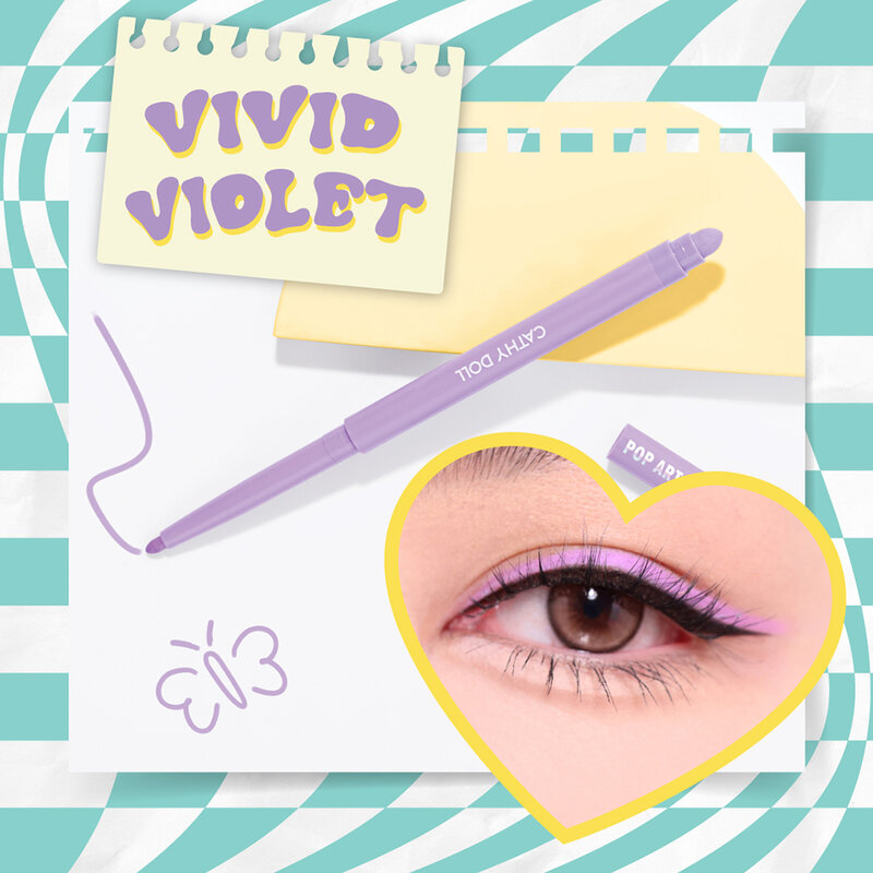 Cathy Doll Pop Art Matte Liner 0.25g #Vivid Violet