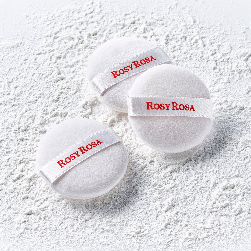 Rosy Rosa Microfiber Puff S 3P 3pcs