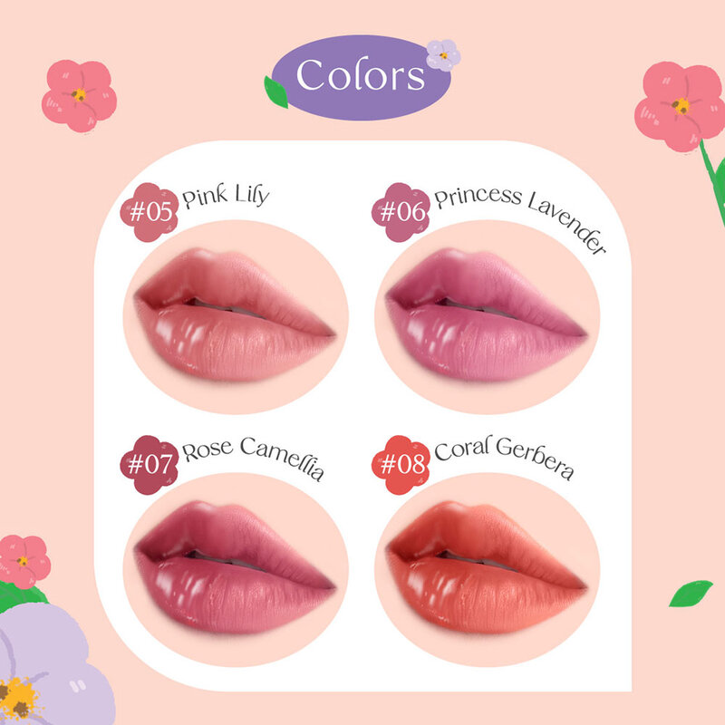 Baby Bright Flora Moist to Matte Lip 3g #07 Rose Camellia