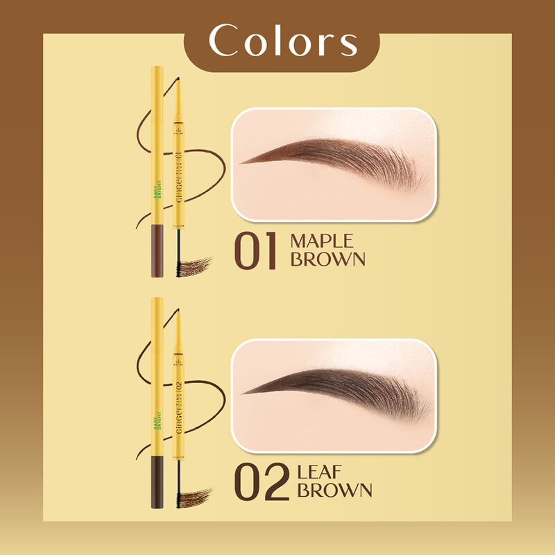 Baby Bright Ginger Tiny Brow [0.06g+1g] #02 Leaf Brown