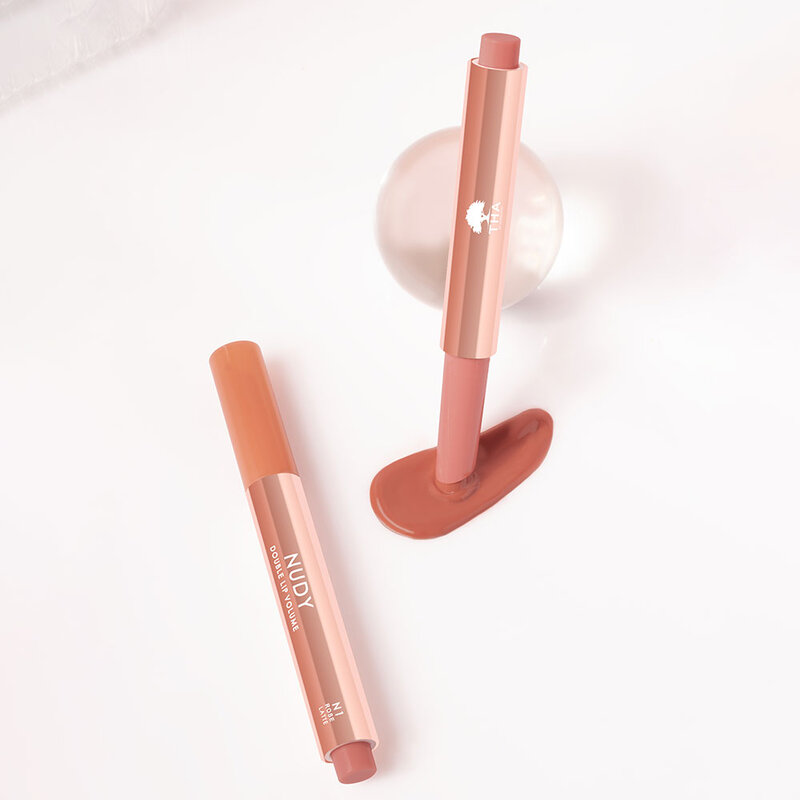 THA By Nongchat Nudy Double Lip Volume 2g #N1 Rose Latte