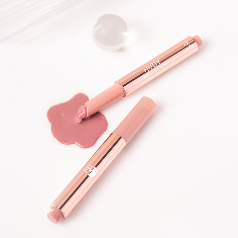 THA By Nongchat Nudy Double Lip Volume 2g #N2 Pink Blossom