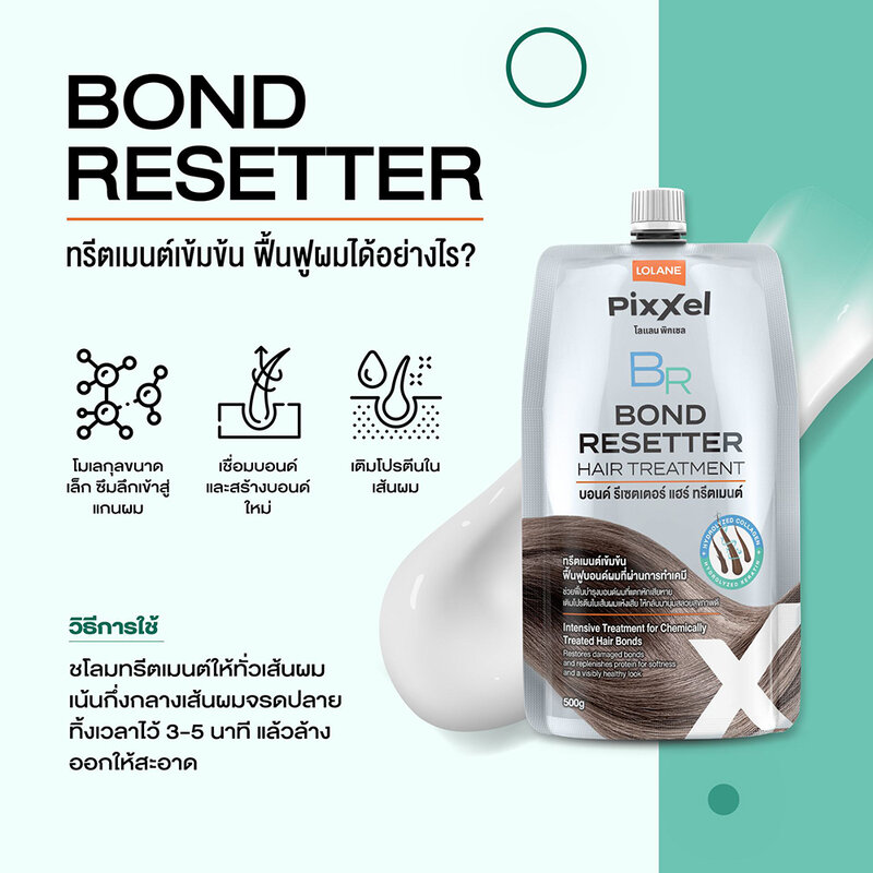 Lolane Pixxle Bond Resetter Treatment 500g