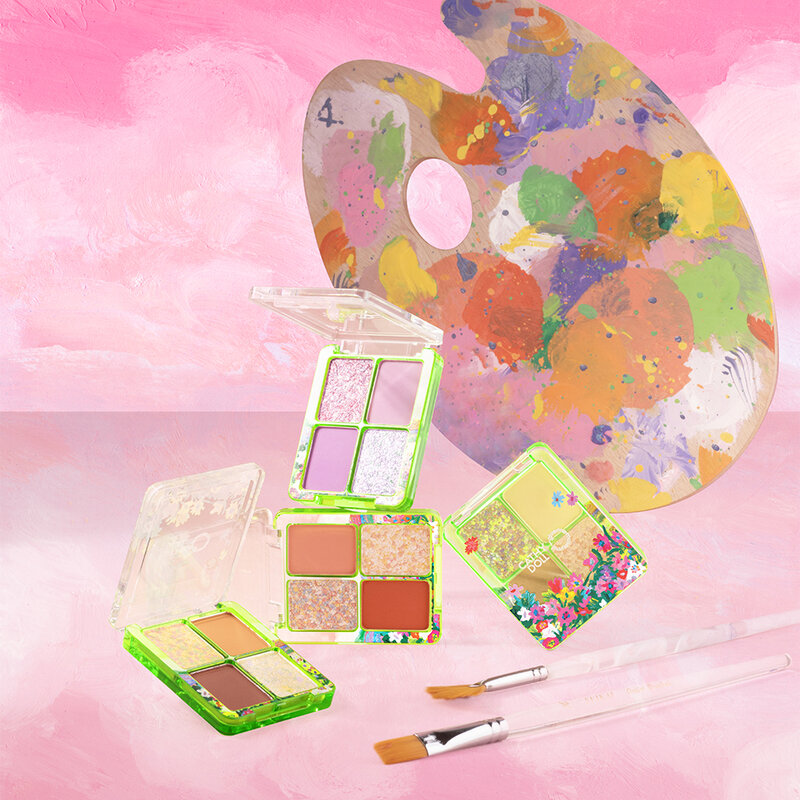 Cathy Doll Give.Me.Museums Blooming Eye Palette [1.8g x 4Colors] #Autumn Beige