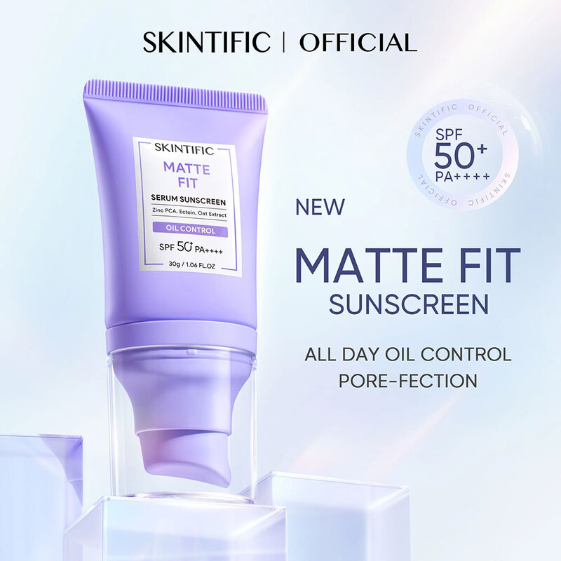 SKINTIFIC Matte Fit Serum Sunscreen SPF50+ PA++++ 50g