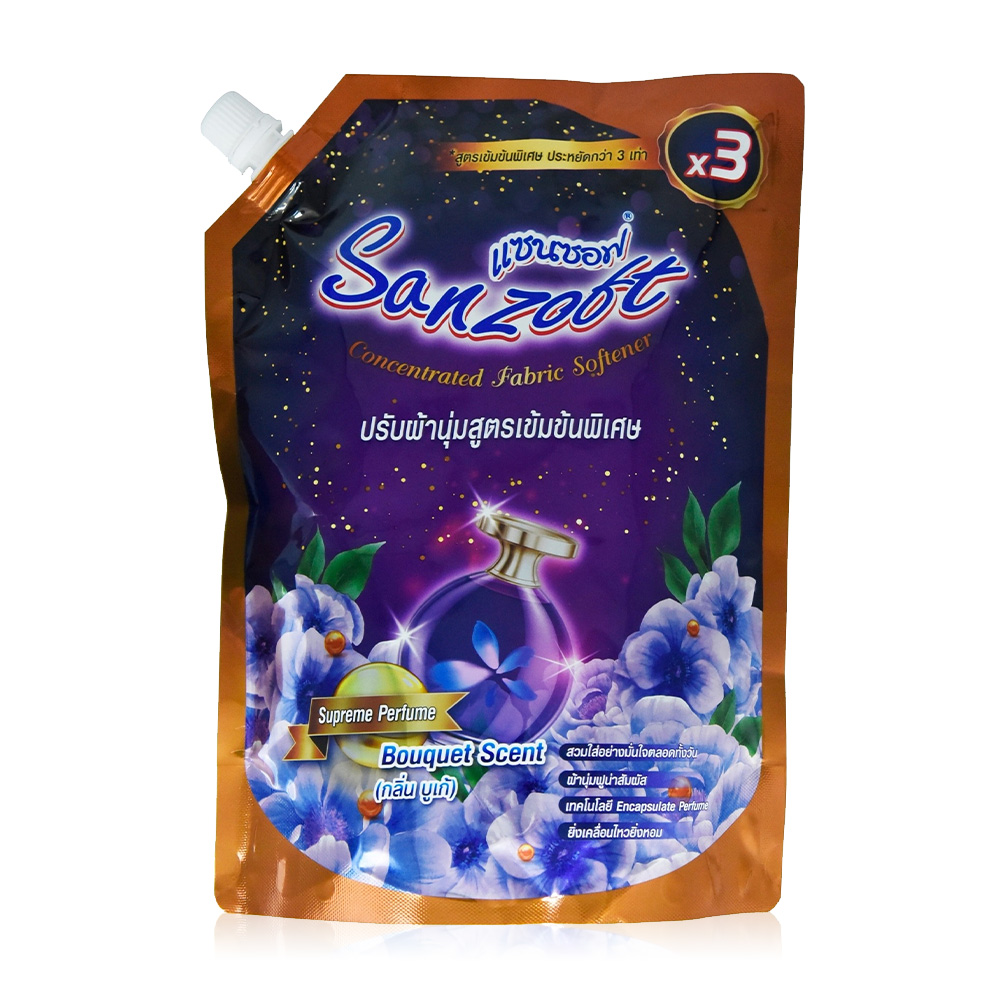 Sanzoft Concentrate Fabric Softener 1300ml #Bouquet