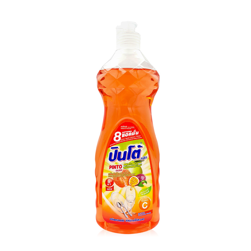 Pinto Click Dishwashing Liquid 750ml #Pomelo & Passion Fruit ( สินค้าหมดอายุ : 2026.03.13 ) 