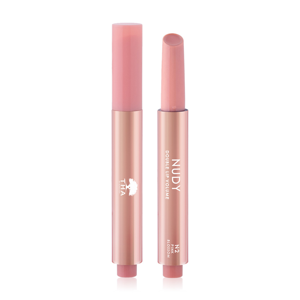 THA By Nongchat Nudy Double Lip Volume 2g #N2 Pink Blossom