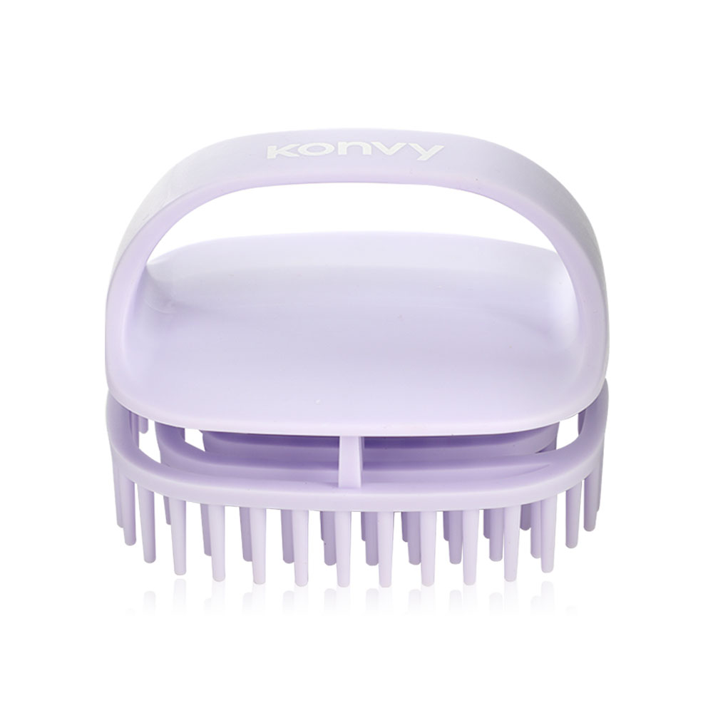 Konvy Scalp Massager Shampoo Brush #Purple