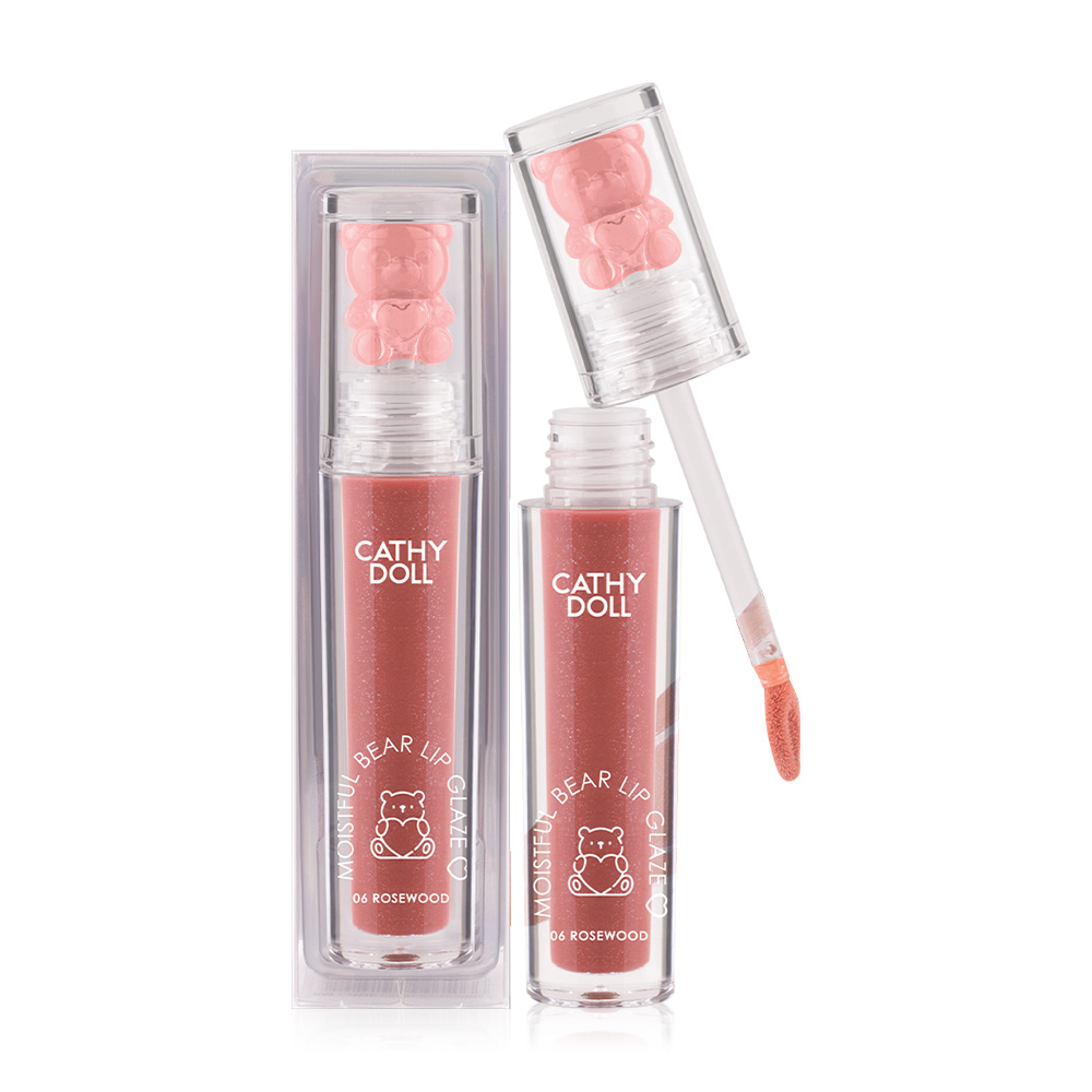 Cathy Doll Moistful Bear Lip Glaze 2.2g #06 Rosewood