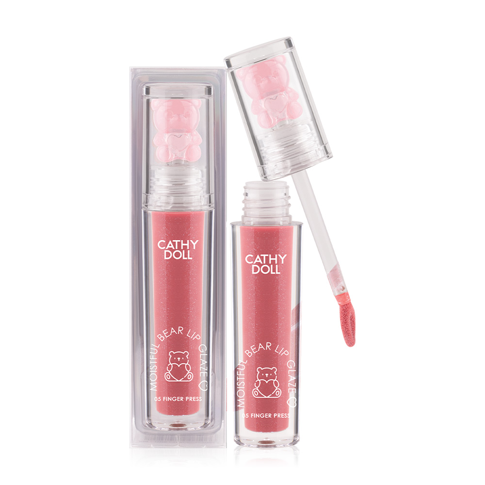 Cathy Doll Moistful Bear Lip Glaze 2.2g #05 Finger Press