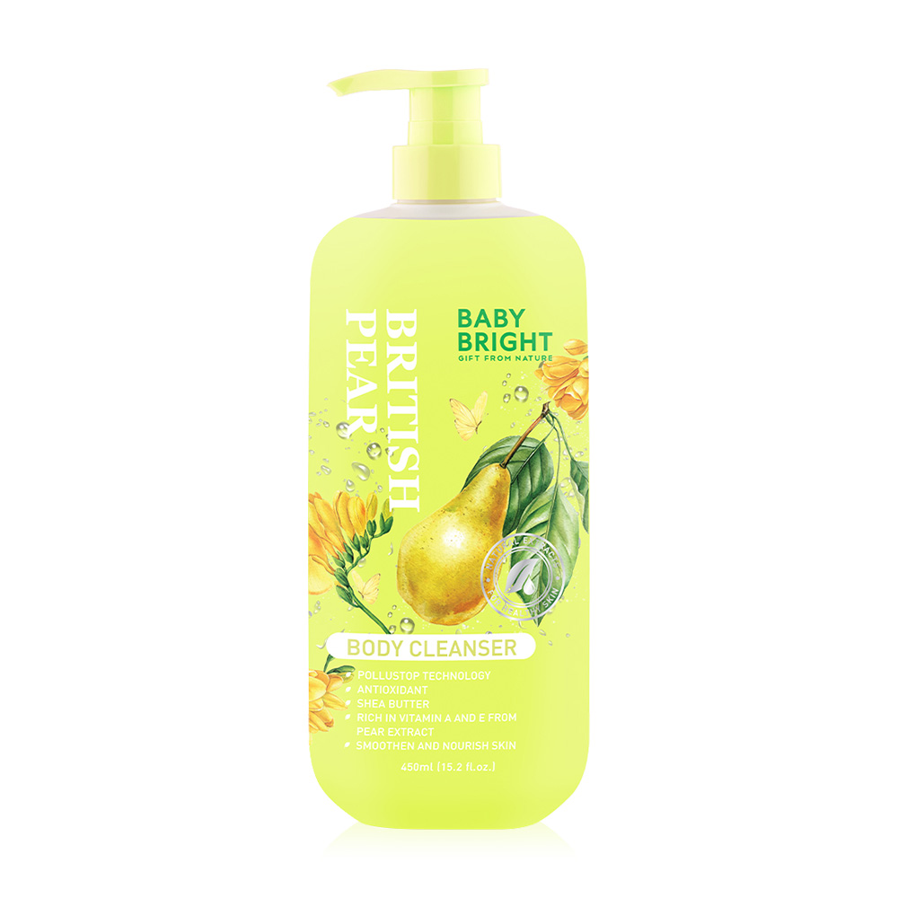 Baby Bright British Pear Body Cleanser 450ml