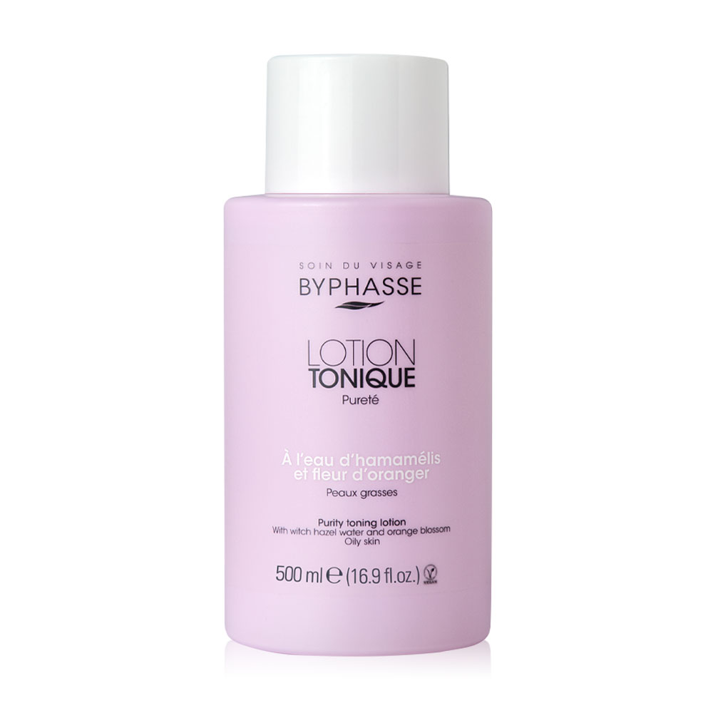BYPHASSE Purity Toner Lotion Witch Hazel Water And Orange Blossom Oily Skin 500ml ( สินค้าหมดอายุ : 2026.05.01 ) 