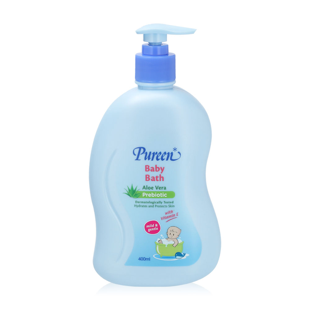 Pureen Baby Bath With Aloe Vera Prebiotic 400ml