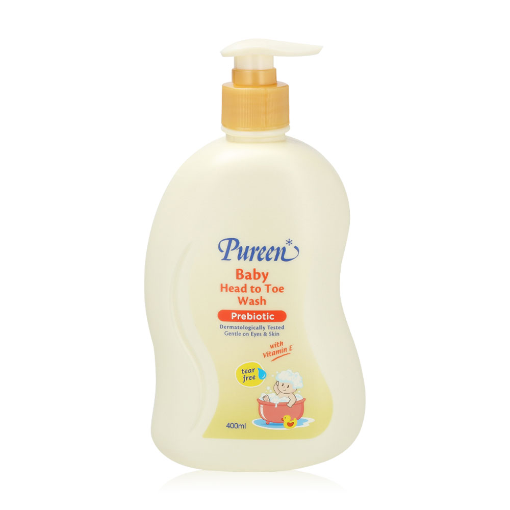 Pureen Baby Head To Toe Wash Prebiotic 400ml