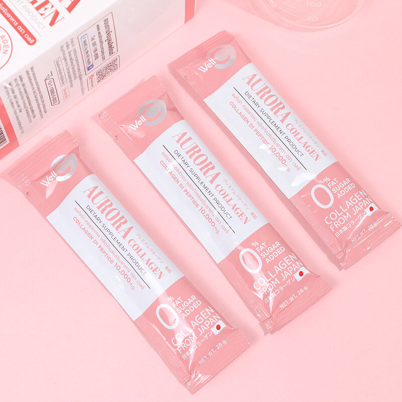 Well C Aurora Collagen 10,000mg 10 Sachet ( สินค้าหมดอายุ : 2026.02.03 ) 