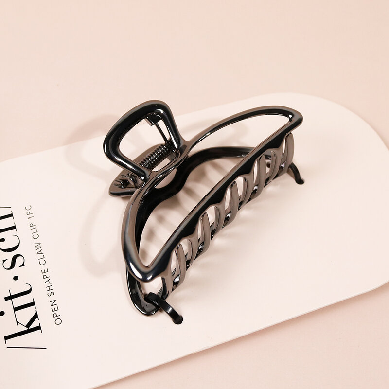 Kitsch Open Shape Claw Clip 47.06g #Hematite