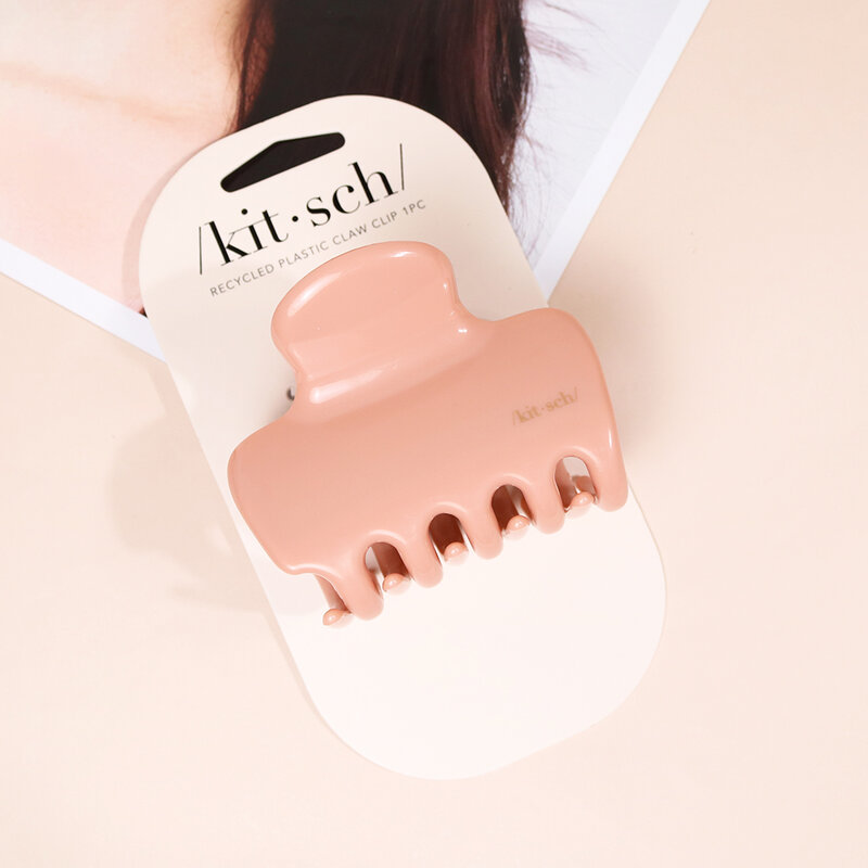Kitsch Recycled Plastic Puffy Claw Clip #Rosewood